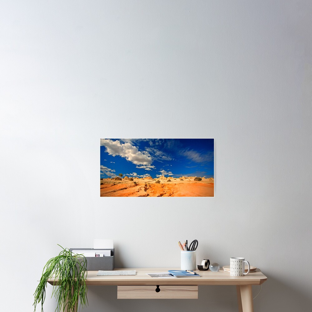 China Walls, Mungo National Park Poster