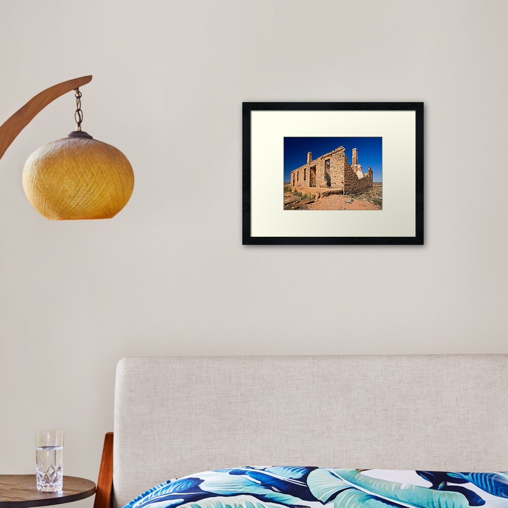 Waukaringa Ruins, SA Framed Art Print