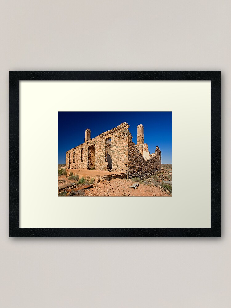 Alternate view of Waukaringa Ruins, SA Framed Art Print