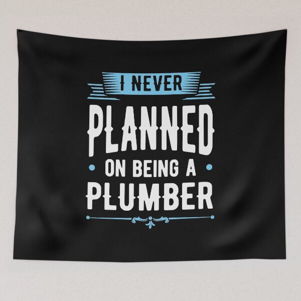 Item preview, Never Planned On Being A Plumber Birthday Gift designed and sold by haselshirt.