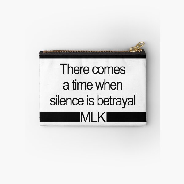 Item preview, Silence Betrayal MLK Martin Luther King Quote designed and sold by GetItGiftIt.