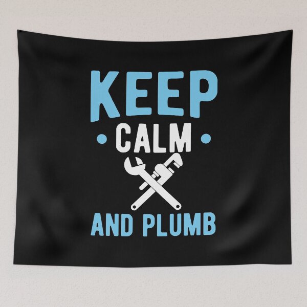 Item preview, Keep Calm And Plumb Plumbing Birthday Gift designed and sold by haselshirt.