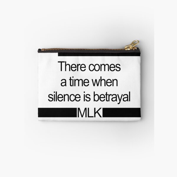 Item preview, Silence Betrayal MLK Martin Luther King Quote designed and sold by GetItGiftIt.