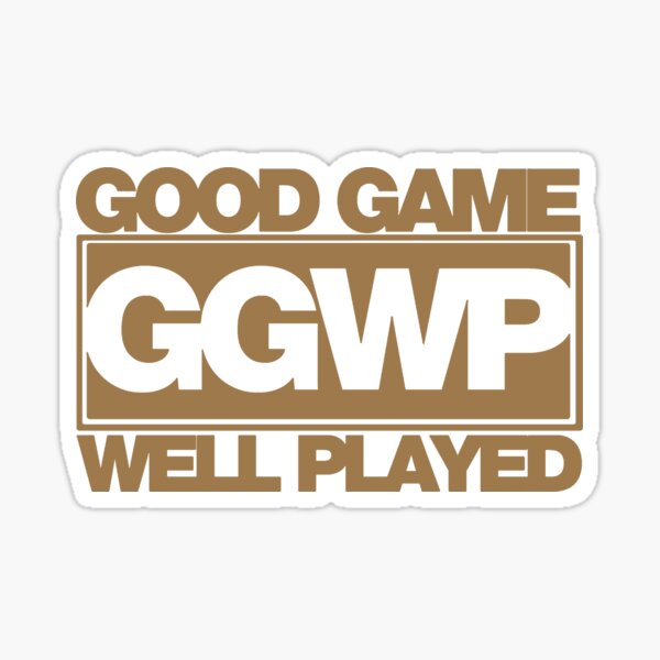 Gg Well Played Stickers for Sale