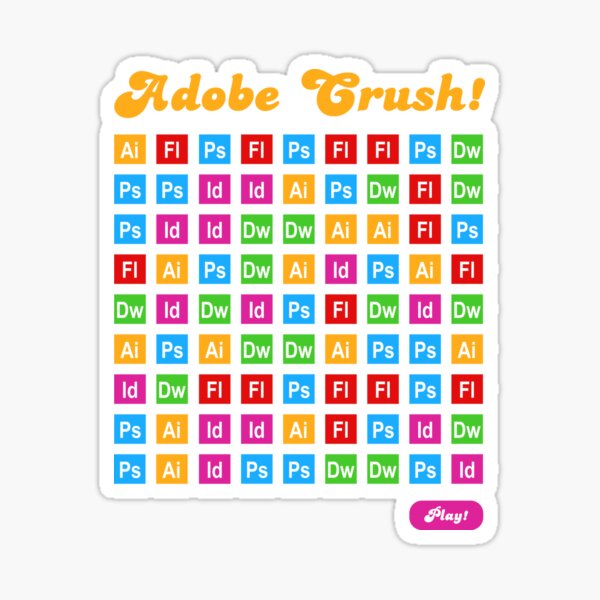 Item preview, Adobe Crush! designed and sold by Barlax.