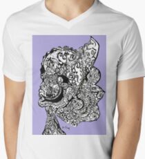 Abstract Sketch Men's V-Neck T-Shirt