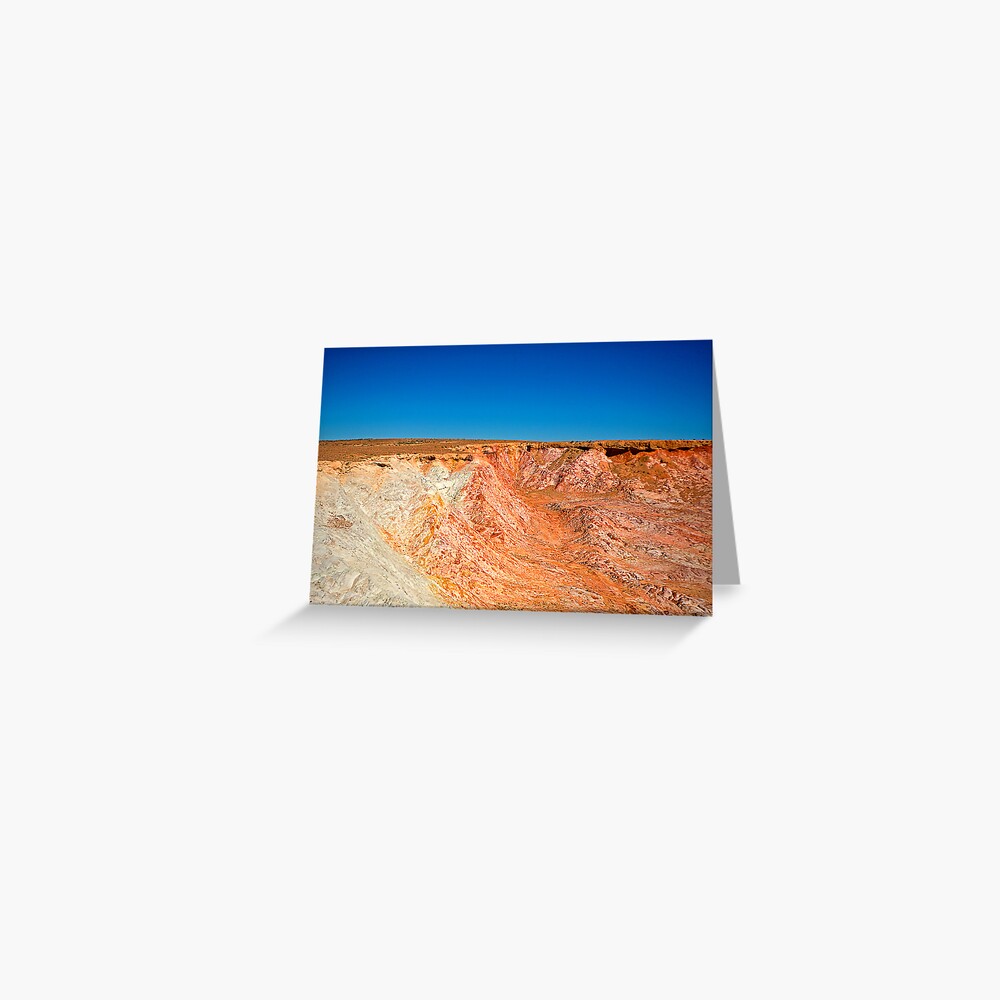 Ocre Walls, Lyndhurst, SA Greeting Card