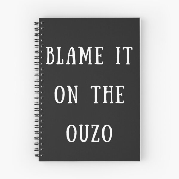 Item preview, Blame it in the Ouzo Hellas Alcoholic Drink Funny  designed and sold by h44k0n.