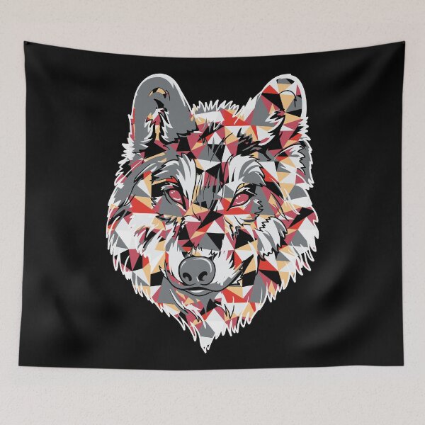 Artikelvorschau, Wolf Mosaik Kunstwerk entworfen und verkauft von emphatic.