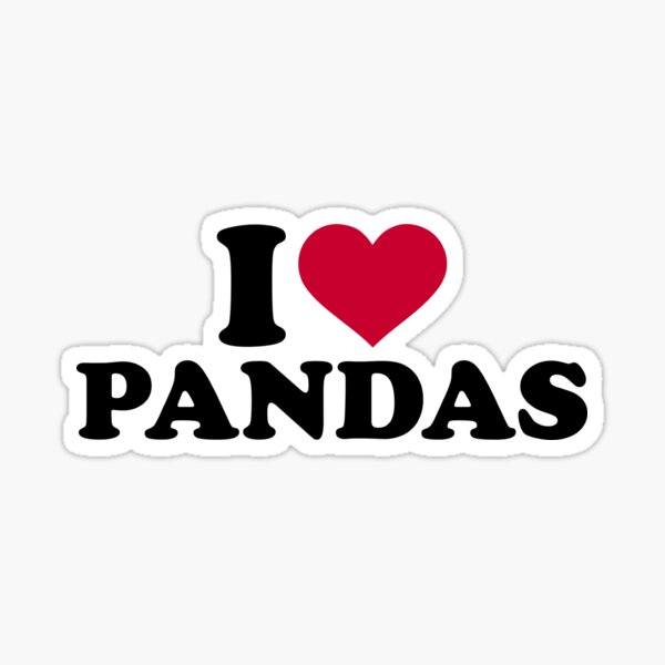 Artikel-Vorschau von Ich liebe Pandas, designt und verkauft von Designzz.
