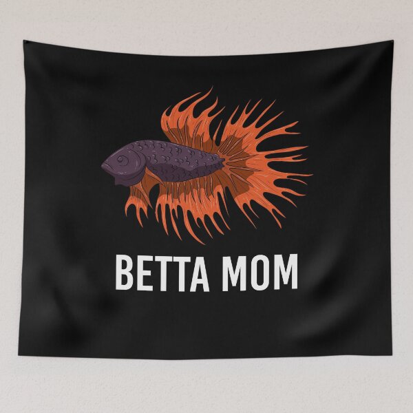 Item preview, Betta Mom Moms fighting fish women gift designed and sold by BornDesign.