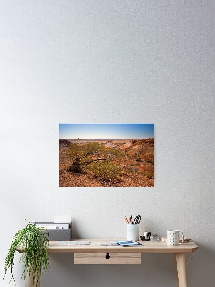 Thumbnail 2 of 3, Poster, Exposed Tree, Breakaways, Coober Pedy,SA designed and sold by RICHARDW.