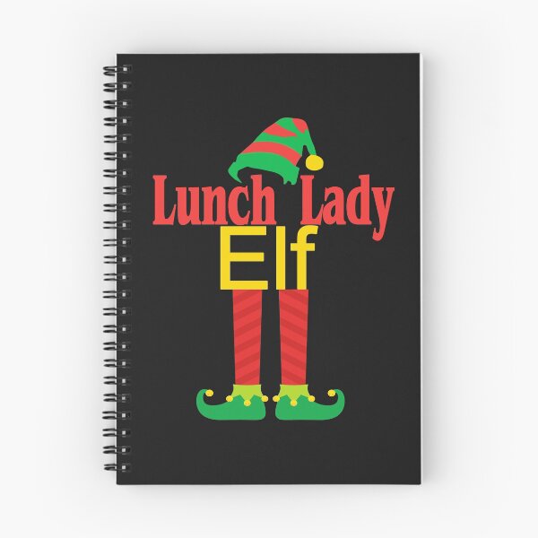 Item preview, Christmas Lunch Lady Elf With Hat & Feet Holiday Gift designed and sold by Sapphire Star.