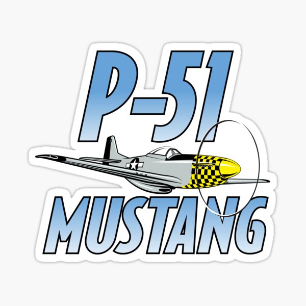 Item preview, P-51 Mustang designed and sold by Boom and Zoom Graphics.