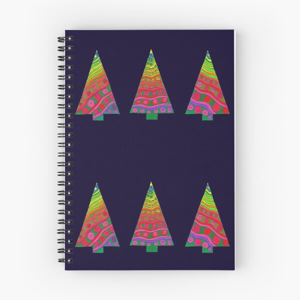 Item preview, Christmas Card "Stylized Colourful Christmas Trees" designed and sold by CarolineLembke.