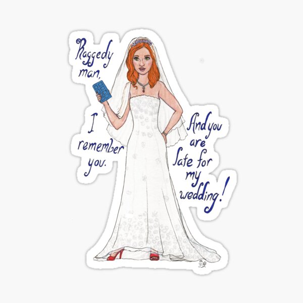 Amy Pond's Wedding Sticker