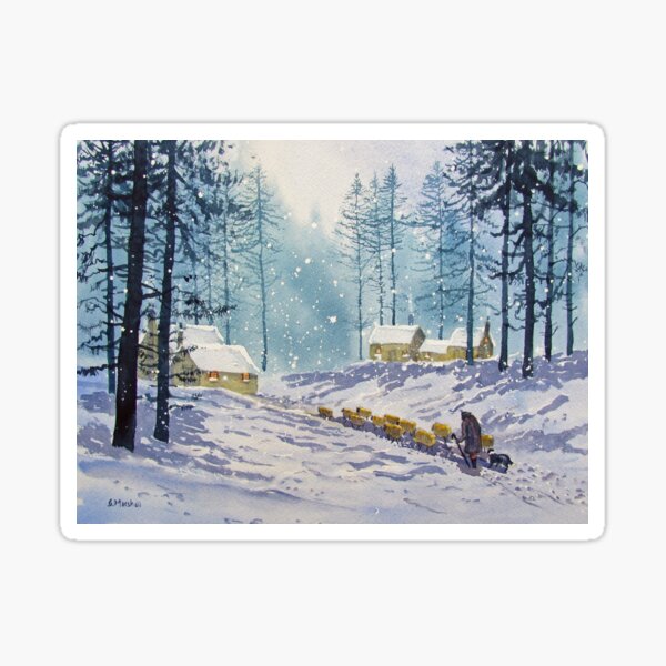 Item preview, A Welcome End to a Winter's Day designed and sold by Glenn Marshall.