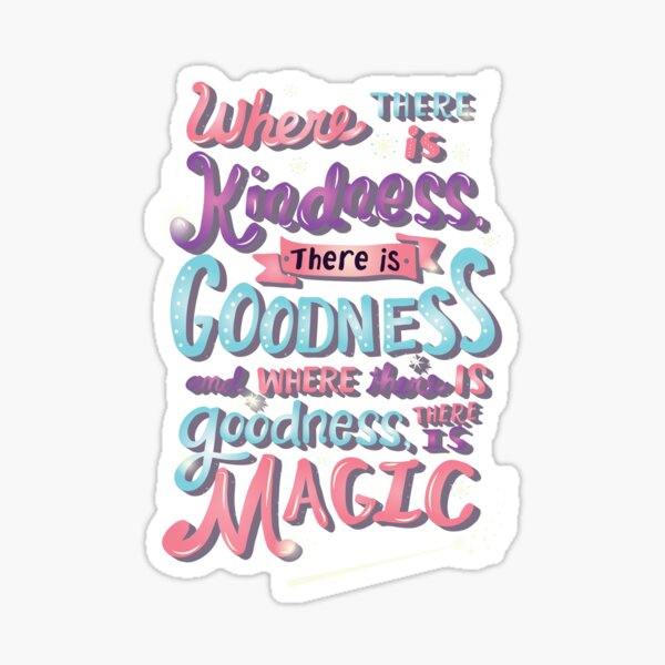 Item preview, Kindness, Goodness, & Magic designed and sold by Risa Rodil.