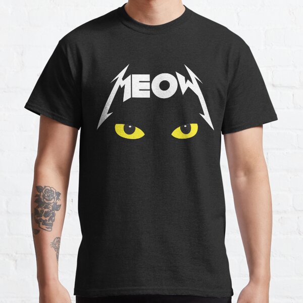 Meow metallica t shirt hotsell