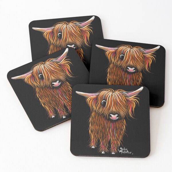 Item preview, HiGHLaND CoW PRiNT SCoTTiSH ' PoRRiDGe ‘ BY SHiRLeY MacARTHuR designed and sold by Shirley MacArthur Art.