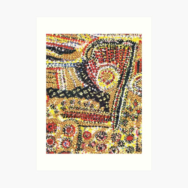 Aboriginal Spiritual Painting Art Print