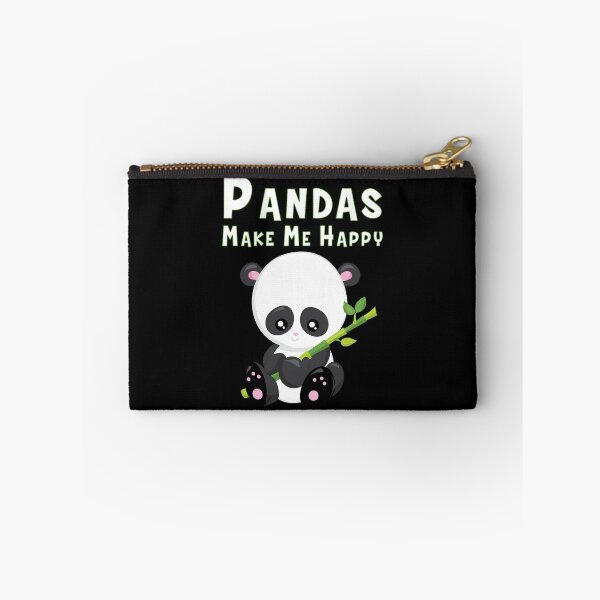 Item preview, Pandas Make Me Happy Cute Panda Bear Design designed and sold by SpiritWestDesig.
