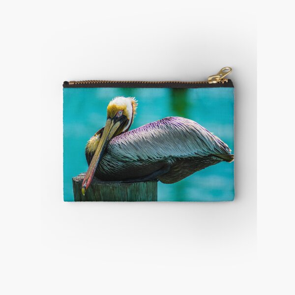 Item preview, colorful Florida Pelican designed and sold by fineartbyK.