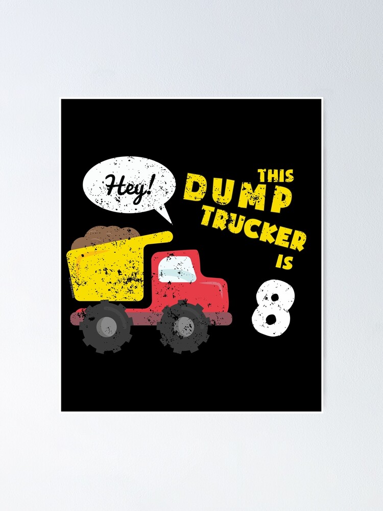 Modèle D'invitation D'anniversaire De Construction Invitation De Camion à Benne Basculante