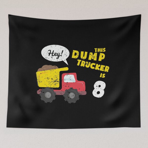 Item preview, 8th Birthday Shirt Birthday Party Shirt Kids Dump Truck Constuction Shirt designed and sold by KentuckyGirlTee.