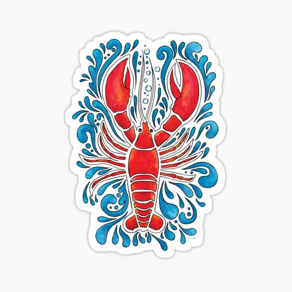 Red Lobster Sticker