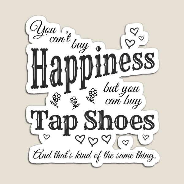 Item preview, Buy Tap Shoes Dance Teacher or Student square designed and sold by Dancethoughts.