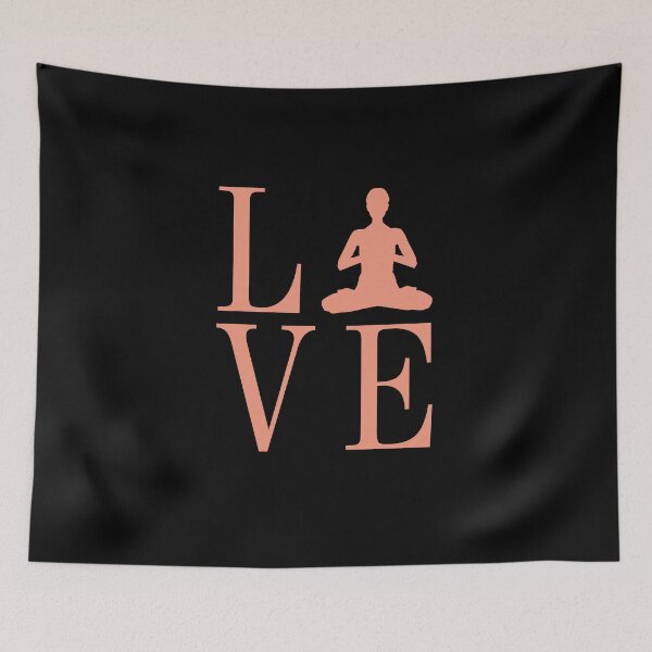 Item preview, Yoga Love Fitness Sports Medicine Gift designed and sold by Damn Fine Arts.