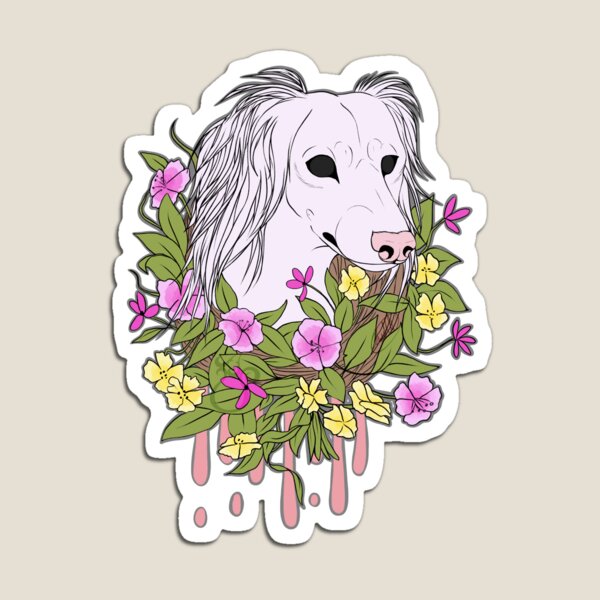 Item preview, Light Floral Canine designed and sold by GoldMouse.