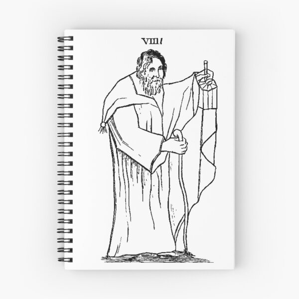 Item preview, Tarot The Hermit 9 designed and sold by Talismania.