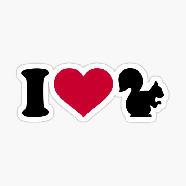 Item preview, I love Squirrels designed and sold by Designzz.