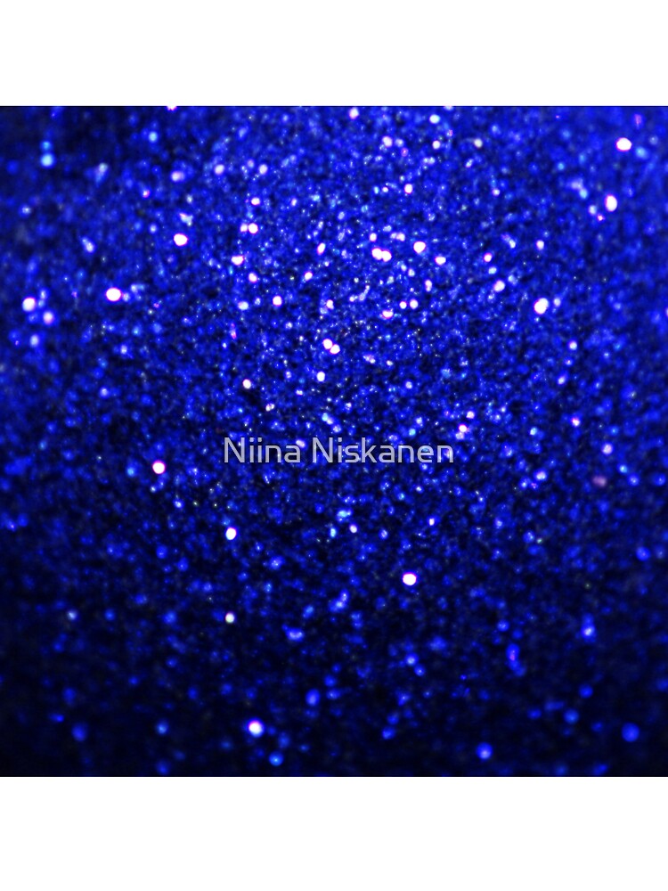 Royal Blue Glitter Screen Printing Ink