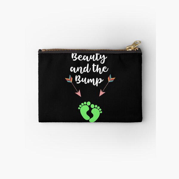 Item preview, Beauty and the bump Funny Baby Bump Pregnancy Craving Announcement Design designed and sold by SpiritWestDesig.