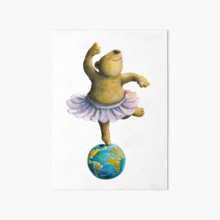 Ballerina Bär Galeriedruck