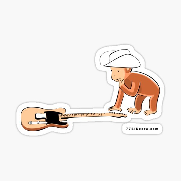 77 El Deora -Guitar George Sticker