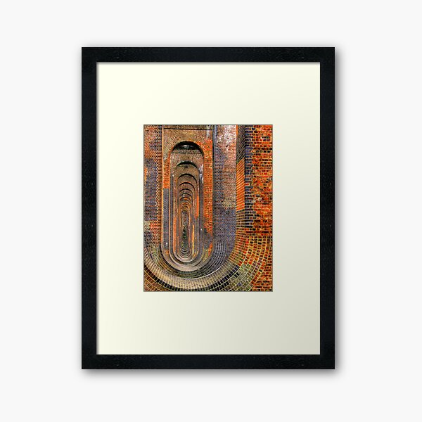 Balcombe Viaduct  Pierced Piers North - HDR Framed Art Print