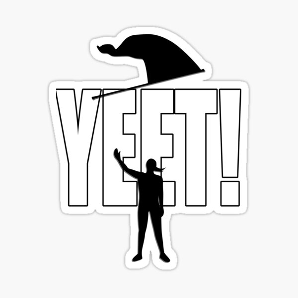 YEET! Flag Line Sticker