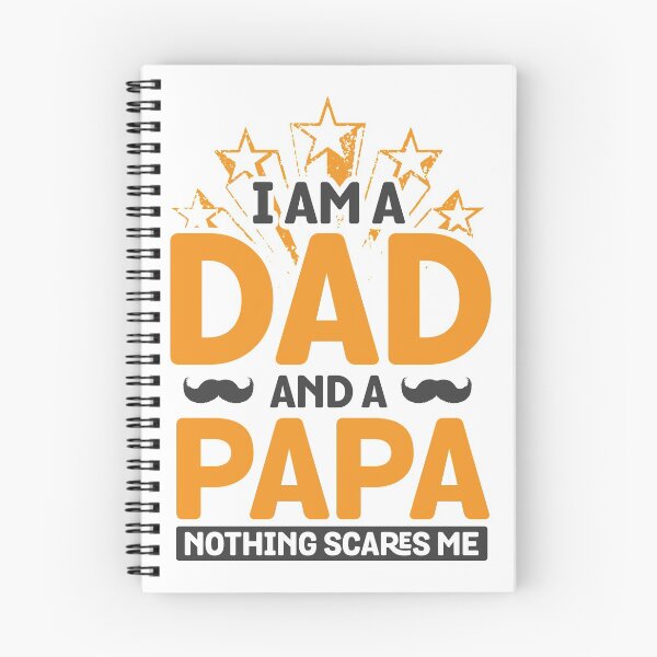 Item preview, Father's Day product - I am a Dad and a Papa Nothing Scares Me - Parenthood Gift designed and sold by stuch75.