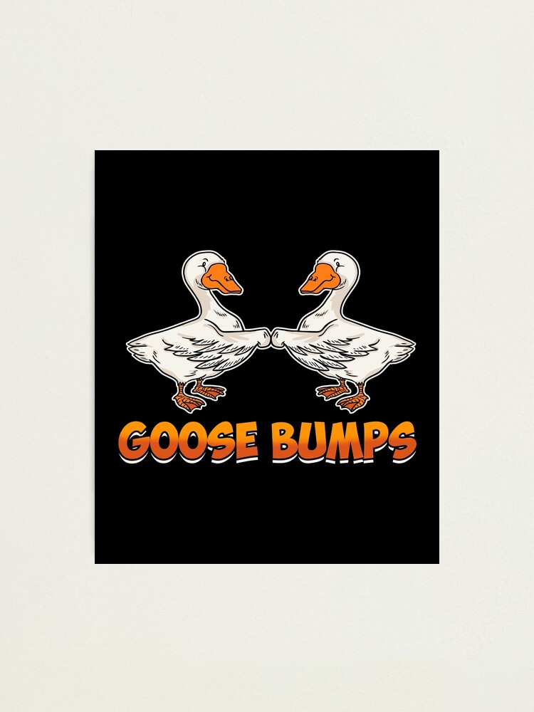 Goosebumps Goose Fistbump Cartoon Stock Illustration - Download