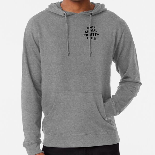 anti animal cruelty club hoodie