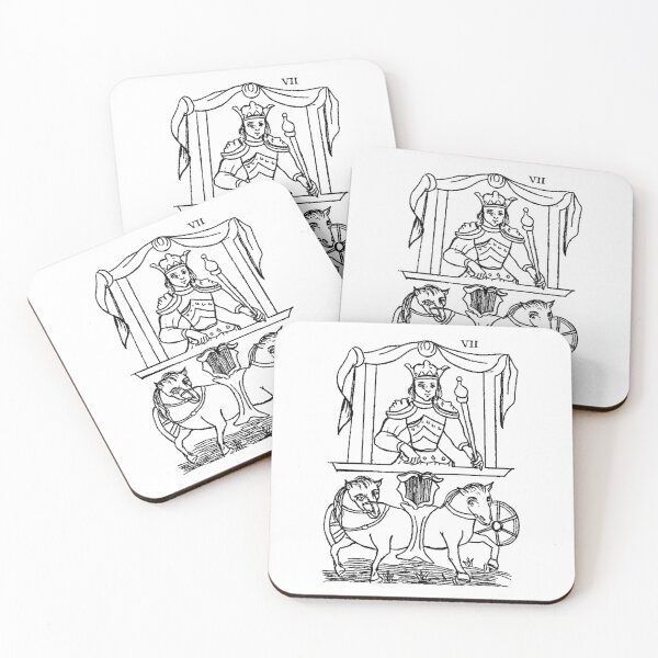 Item preview, Tarot The Chariot 7 designed and sold by Talismania.