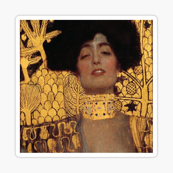 "Judith I - part 1 by Gustav Klimt" Sticker for Sale by Bebichic