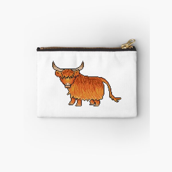 Item preview, 8 Bit Highland Cow designed and sold by badweatherahead.
