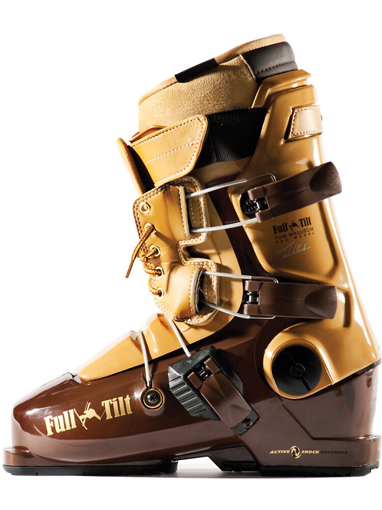 full tilt ski boot Sticker for Sale by jamesheron Redbubble