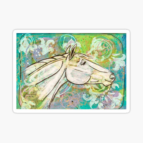 Happy Little Horse Sticker