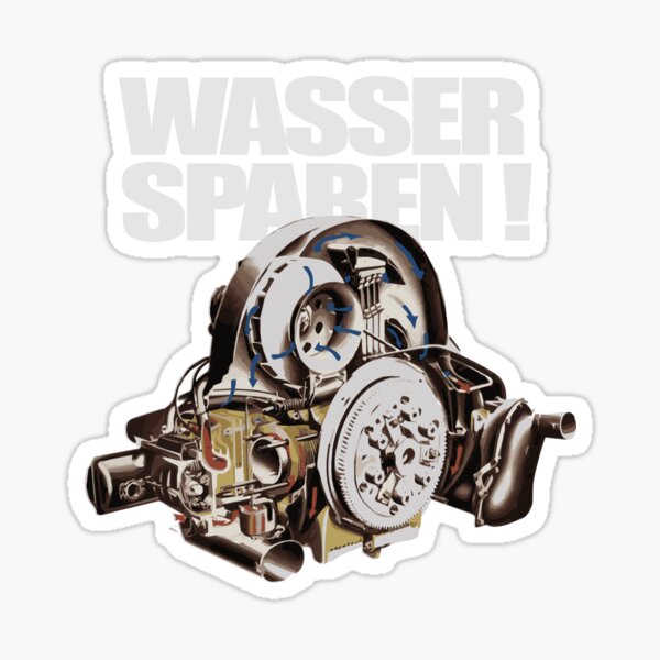 Sauver l'eau (GER.) Sticker